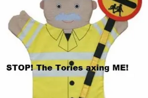 Lollipop Crossing Man