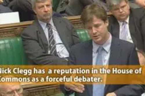 Clegg in Commons