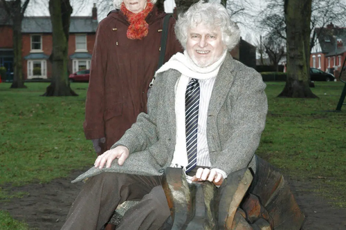 Chris Bramall & June Collins in the Park
