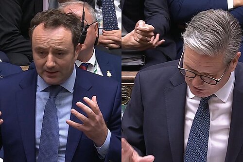 Danny Chambers and Keir Starmer