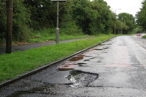 Cllr Graeme Clark's favourite pothole
