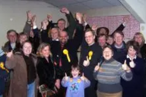 John Webb and the Winning Team at Lyneham