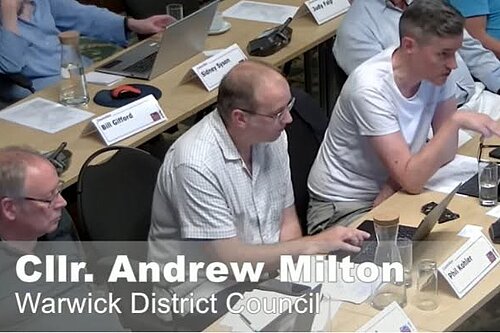 Phil and Andrew at Council