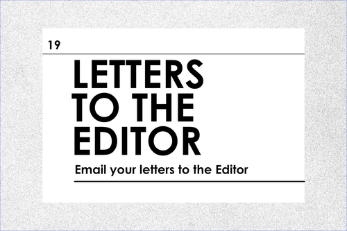 Letter to the Editor