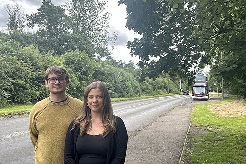 Ed and Eloise on Clermiston Road