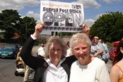 Councillor Pat Colclough Fighting to Save Buersil Post Office