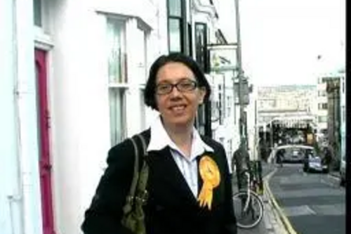 Juliet Williams canvassing in Brighton