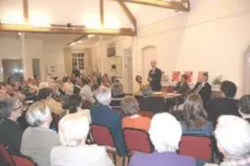 Woking election launch, McNally, Sherlock