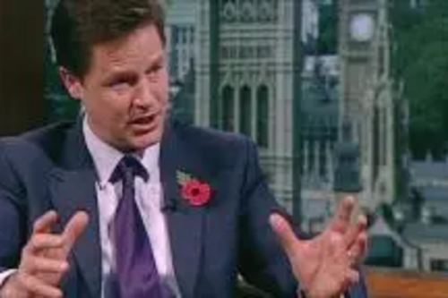Clegg on Andrew Marr show
