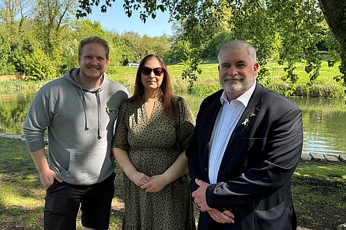 Arthur Ellis charity and Cllr Duncan Banks