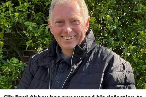 Paul Abbey announces defection